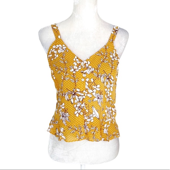 Anthropologie Tops - Anthropologie A Loves A Floral Boho Top Gold S NWT